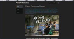 Desktop Screenshot of misionflamenca.com