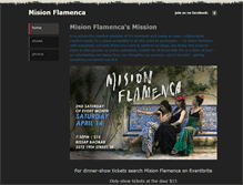 Tablet Screenshot of misionflamenca.com